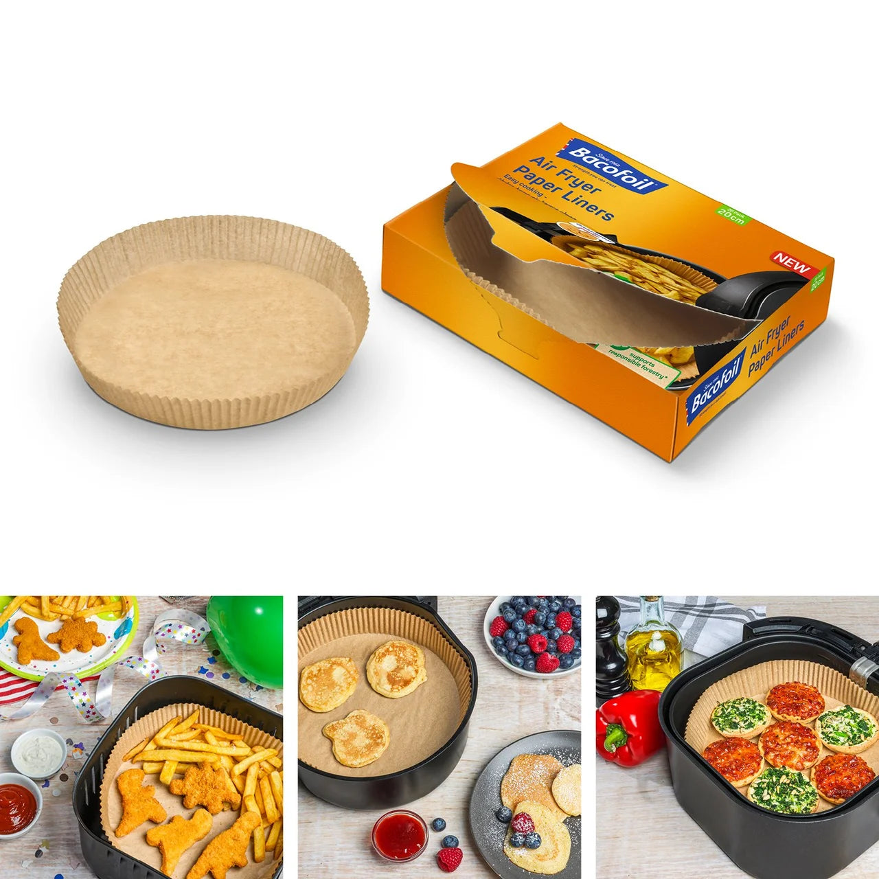 Bacofoil Air Fryer Liners 20 per pack