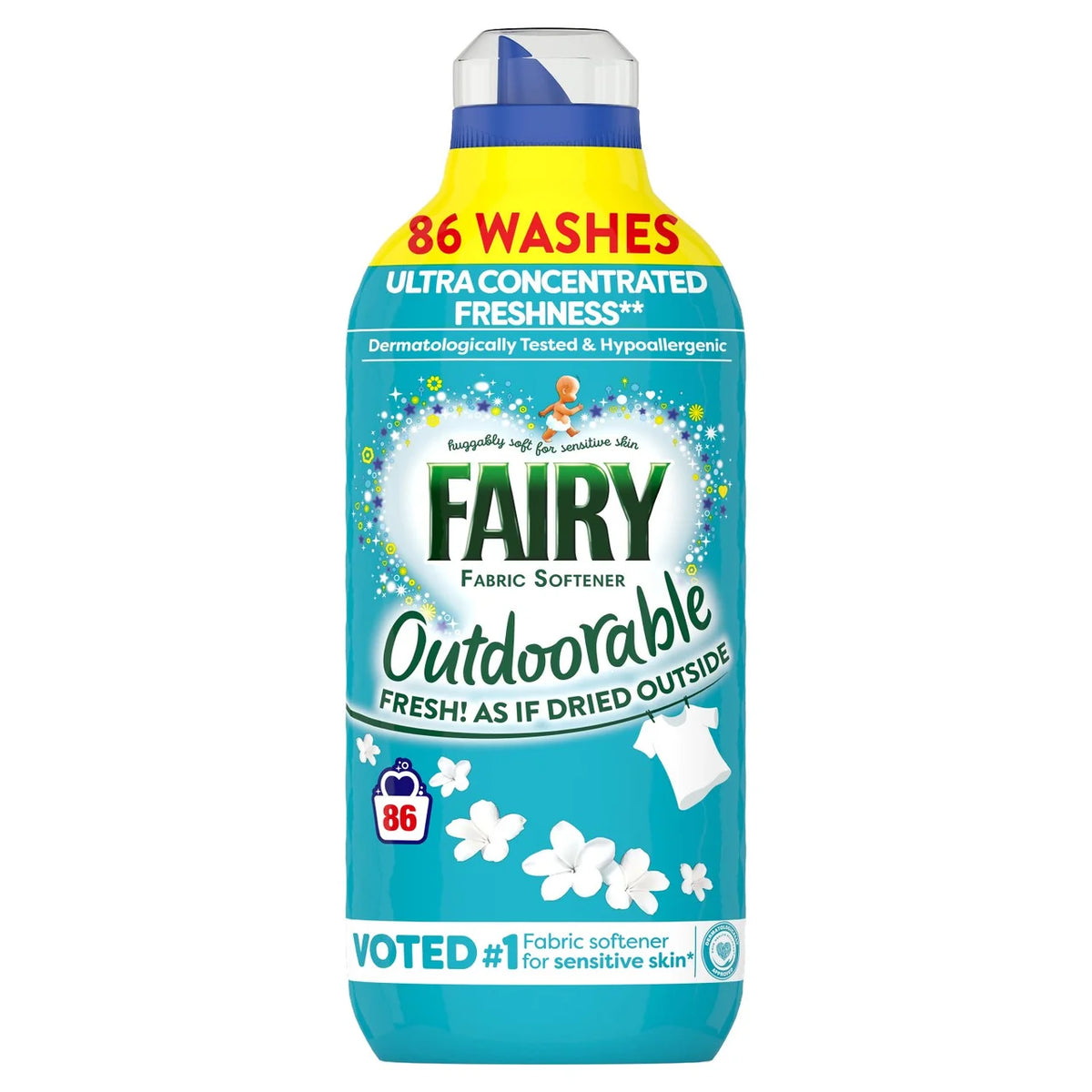 Fairy Outdoorable Fabric Conditioner 86 Wash 1204ml