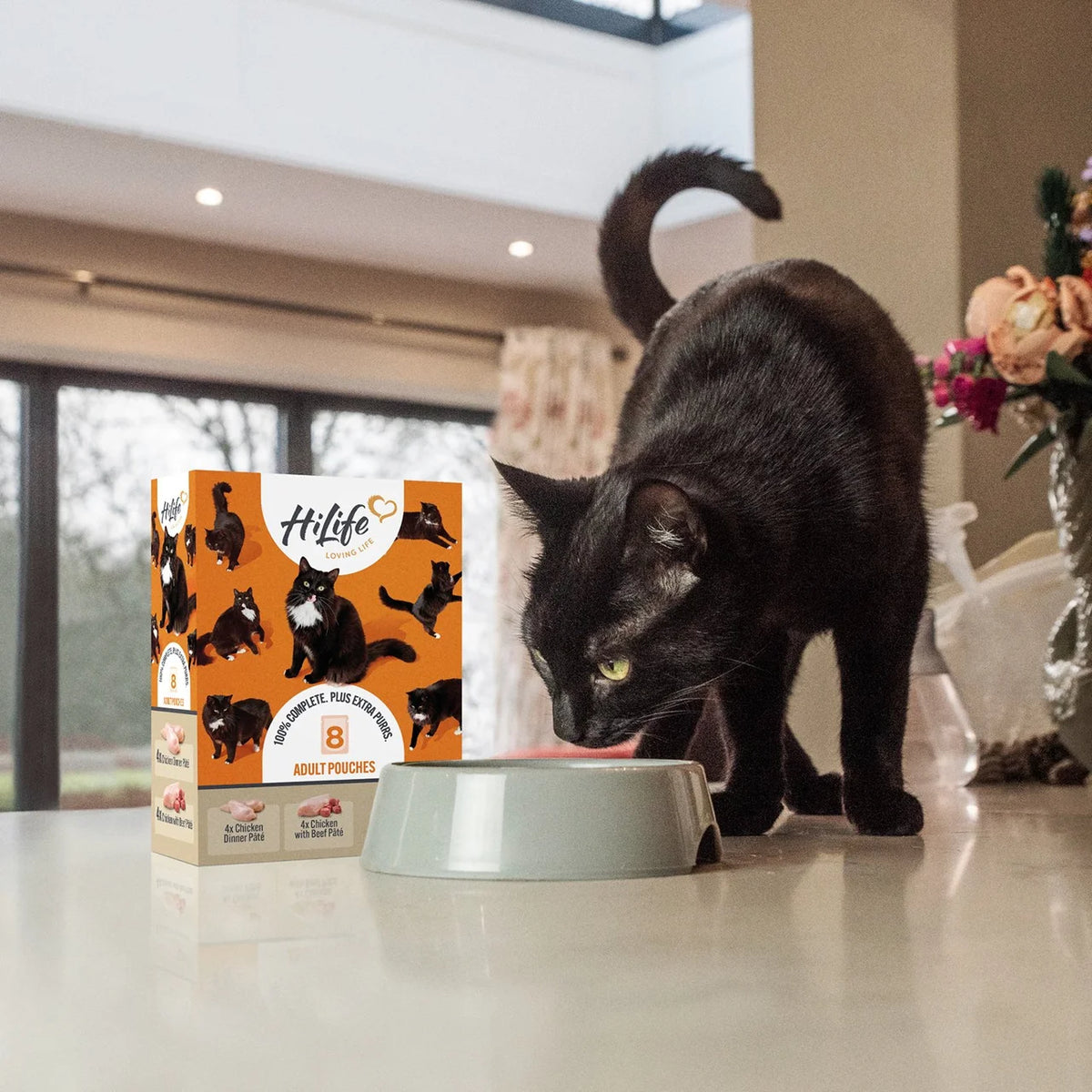 HiLife It's Only Natural Cat Food The Chicken One In Jelly 8 x 70g
