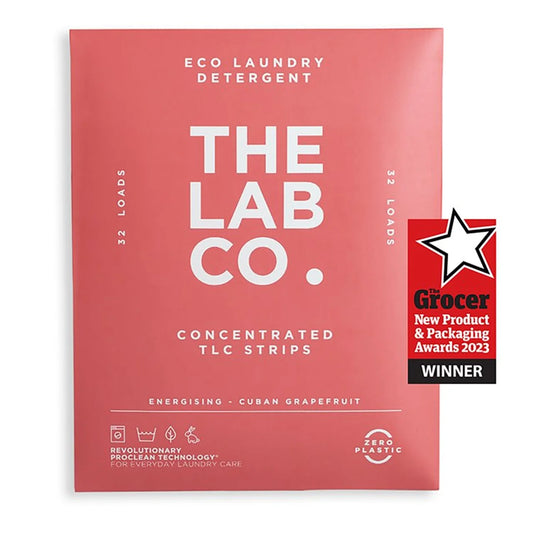 The Lab Co. Laundry Detergent Sheets Non Bio Energising Scent 32 Loads