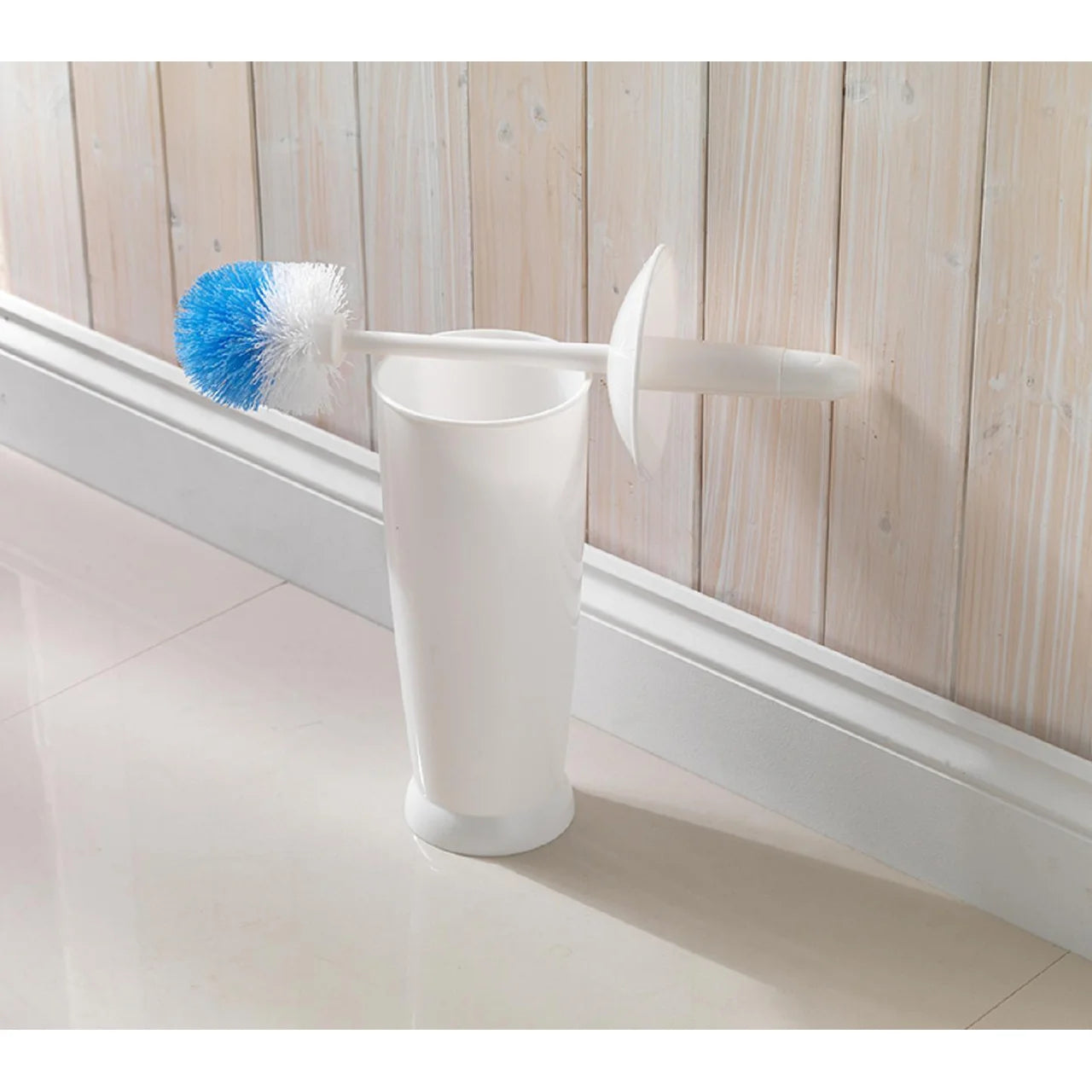 Addis Closed Toilet Brush Set, White