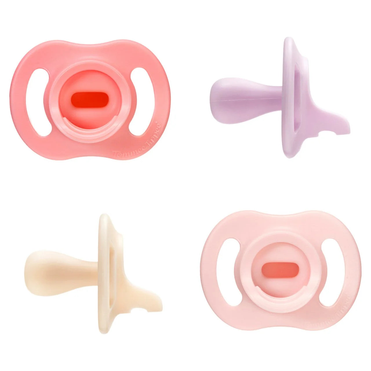 Tommee Tippee Ultra Light Soothers 0-6m Pink , 4 per pack