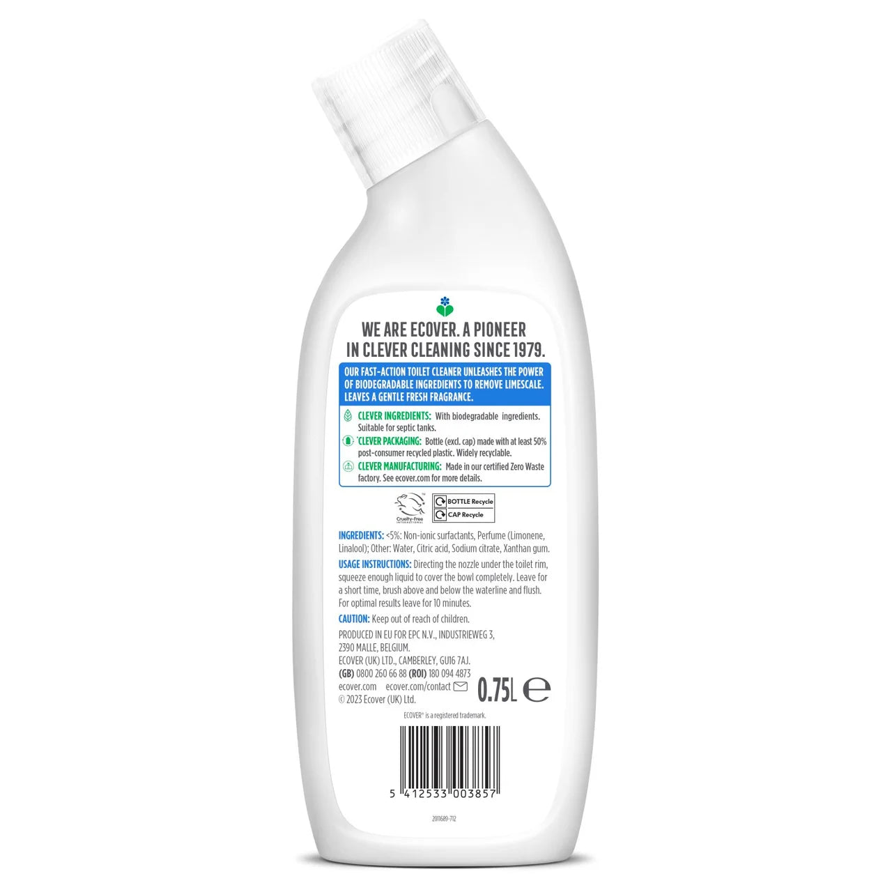 Ecover Sea Breeze & Sage Waves Toilet Cleaner 750ml