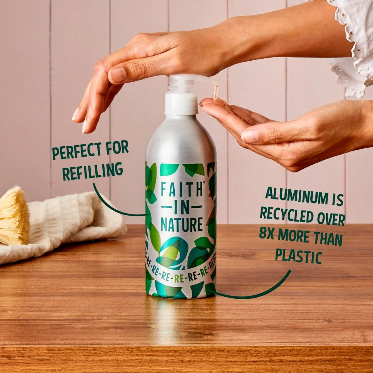 Faith In Nature Aluminium Refill Bottle 65g