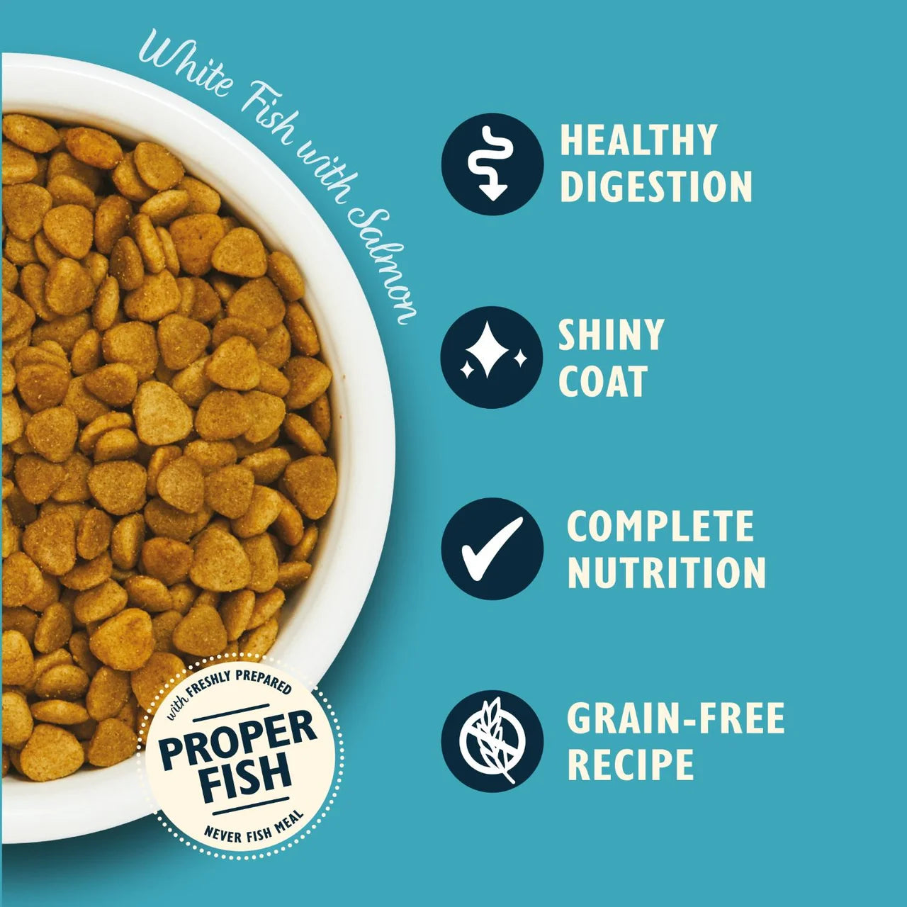 Lily's Kitchen Cat Fisherman's Feast White Fish with Salmon Dry Food 800g