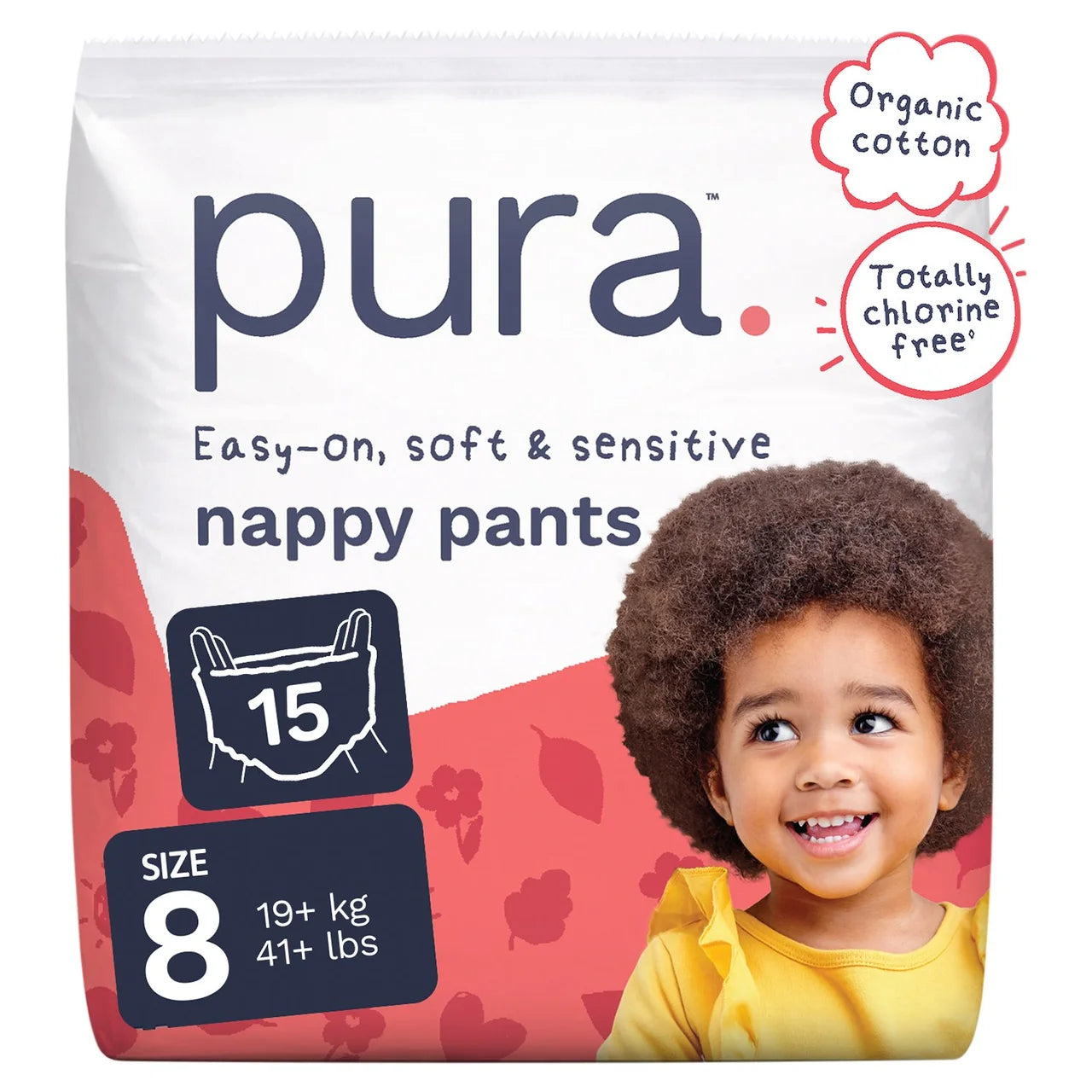 Pura Nappy Pants Size 8 , 15 per pack