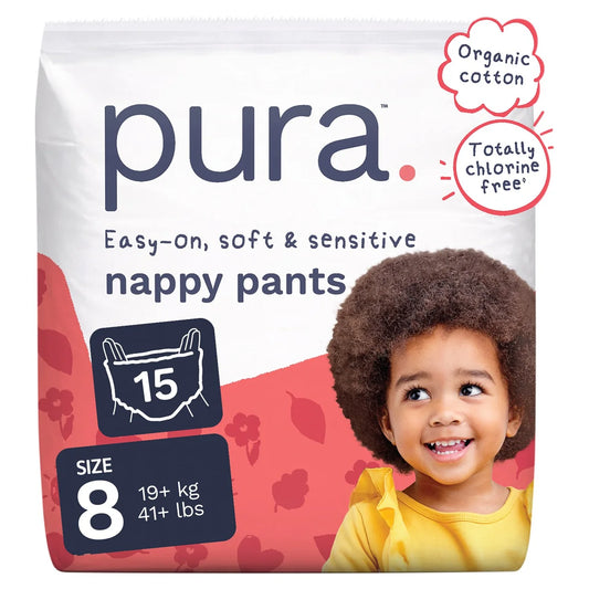 Pura Nappy Pants Size 8 , 15 per pack