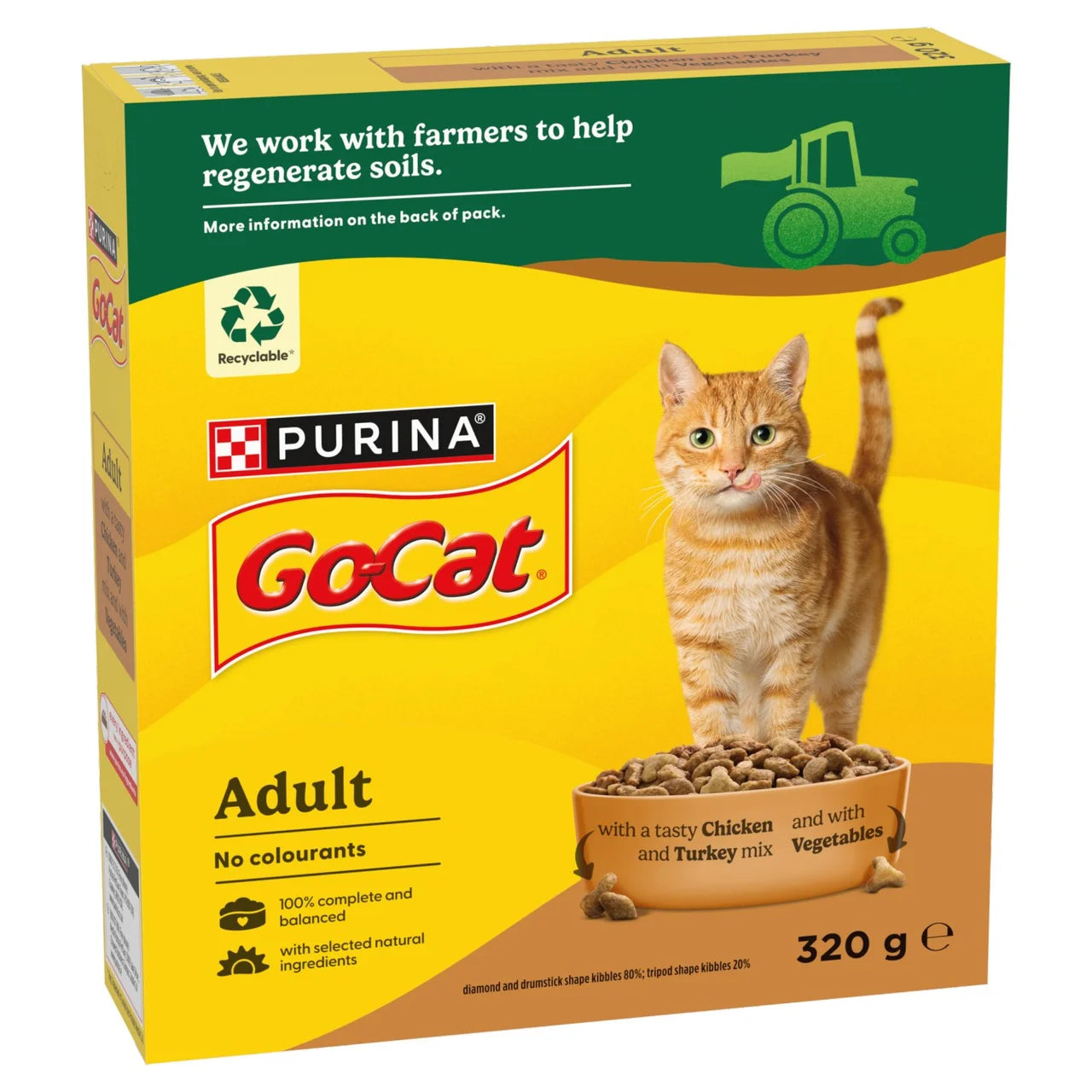 Go-Cat Chicken and Turkey Dry Cat Food 320g