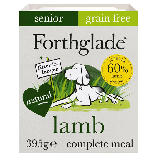 Forthglade Senior Natural Grain Free Wet Dog Food Lamb 7 yrs+ 395g