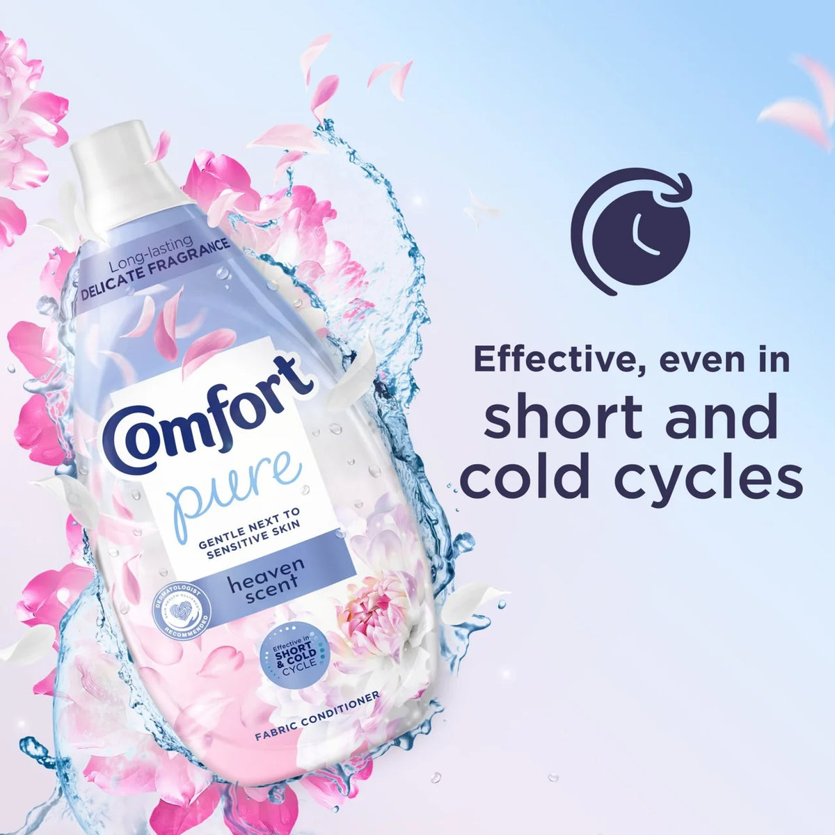 Comfort Pure Heaven Scent Fabric Conditioner 64 Washes 960ml
