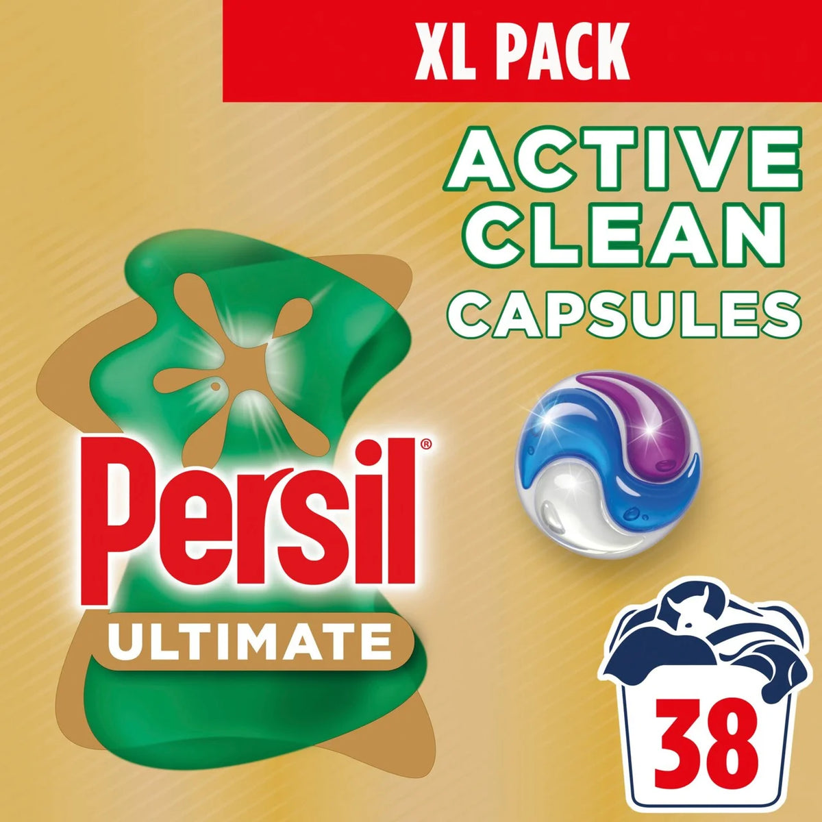 Persil Ultimate Washing Capsules Active Clean 38 washes