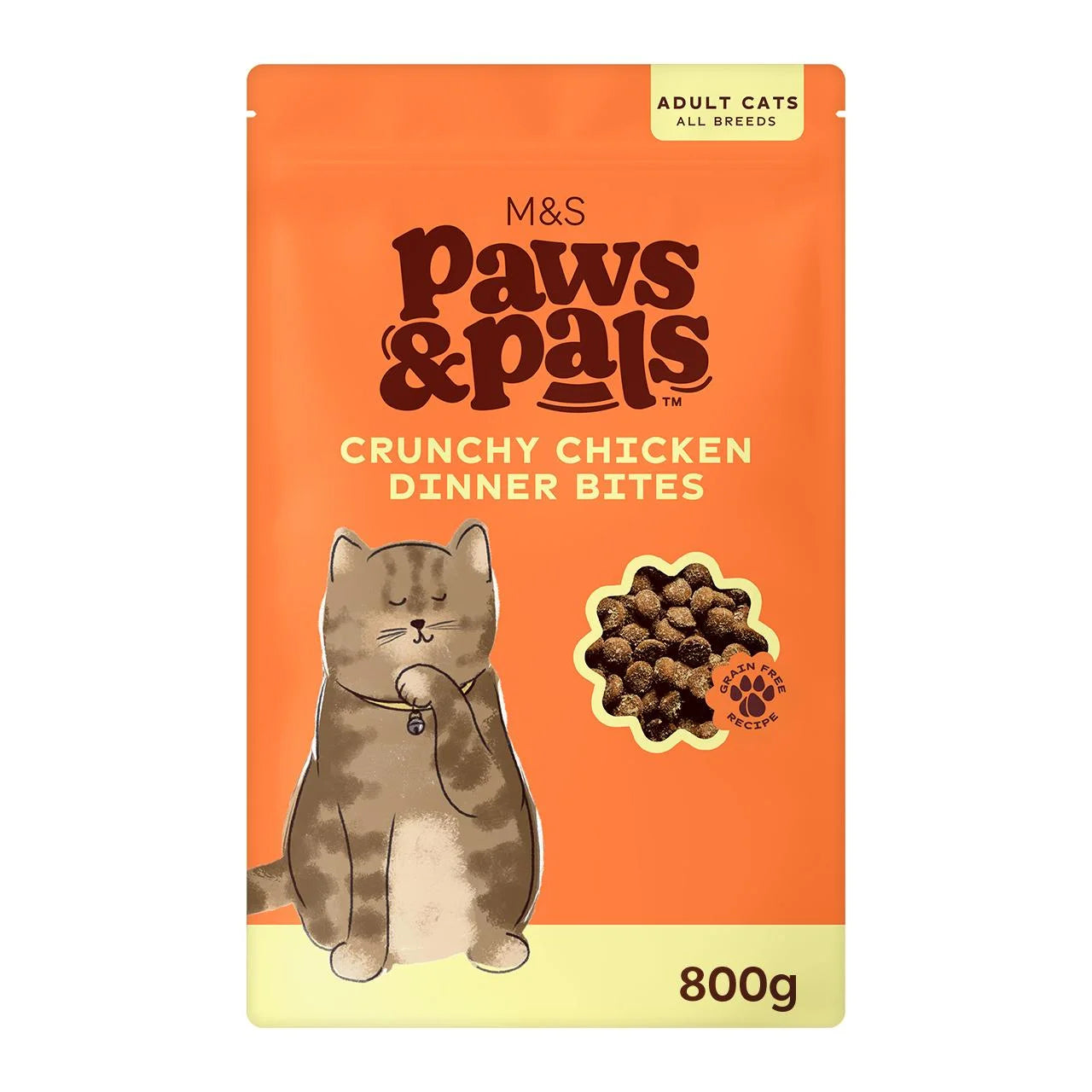 M&S Paws & Pals Crunchy Chicken Dinner Bites 800g