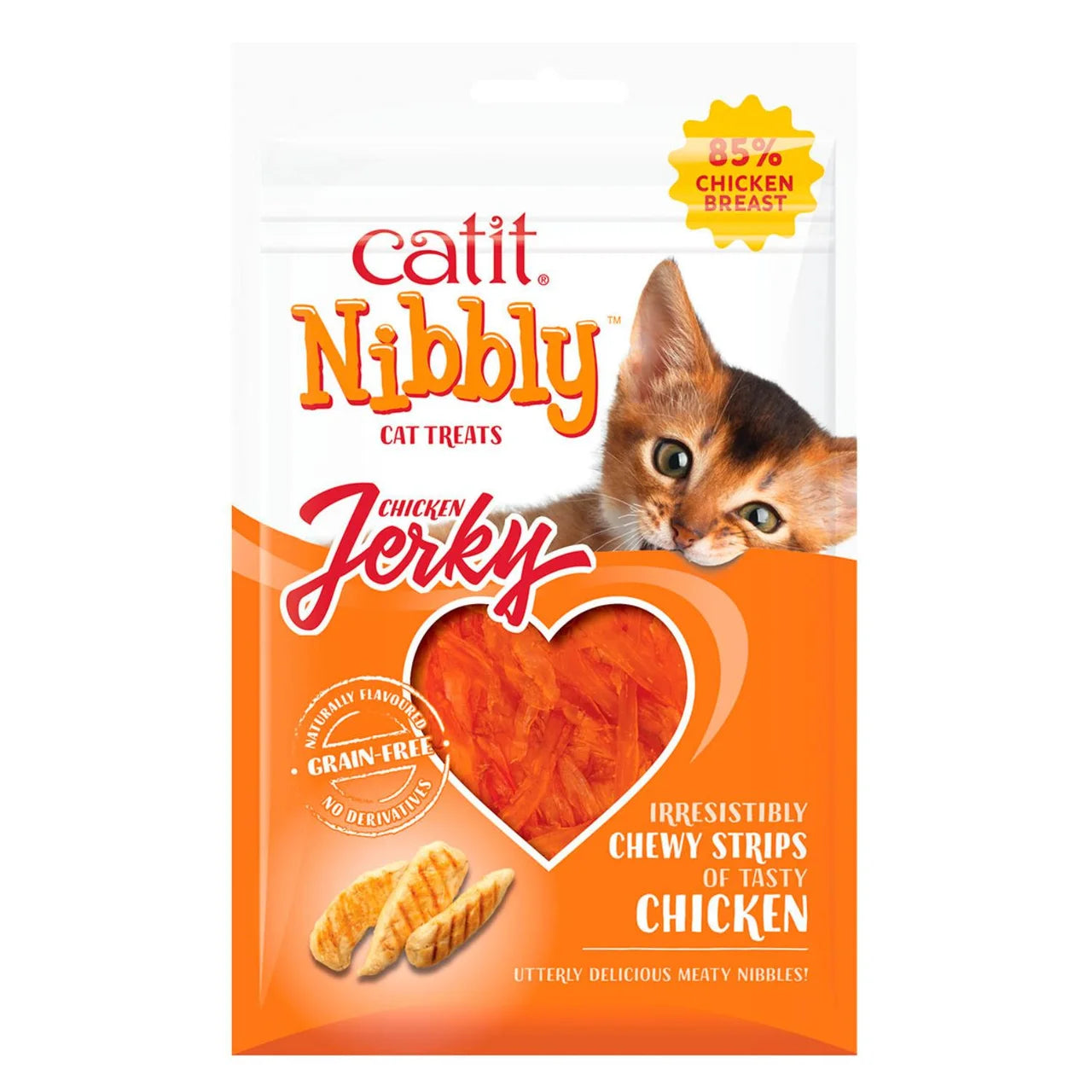 Catit Nibbly Jerk Chicken Cat Treat 30g