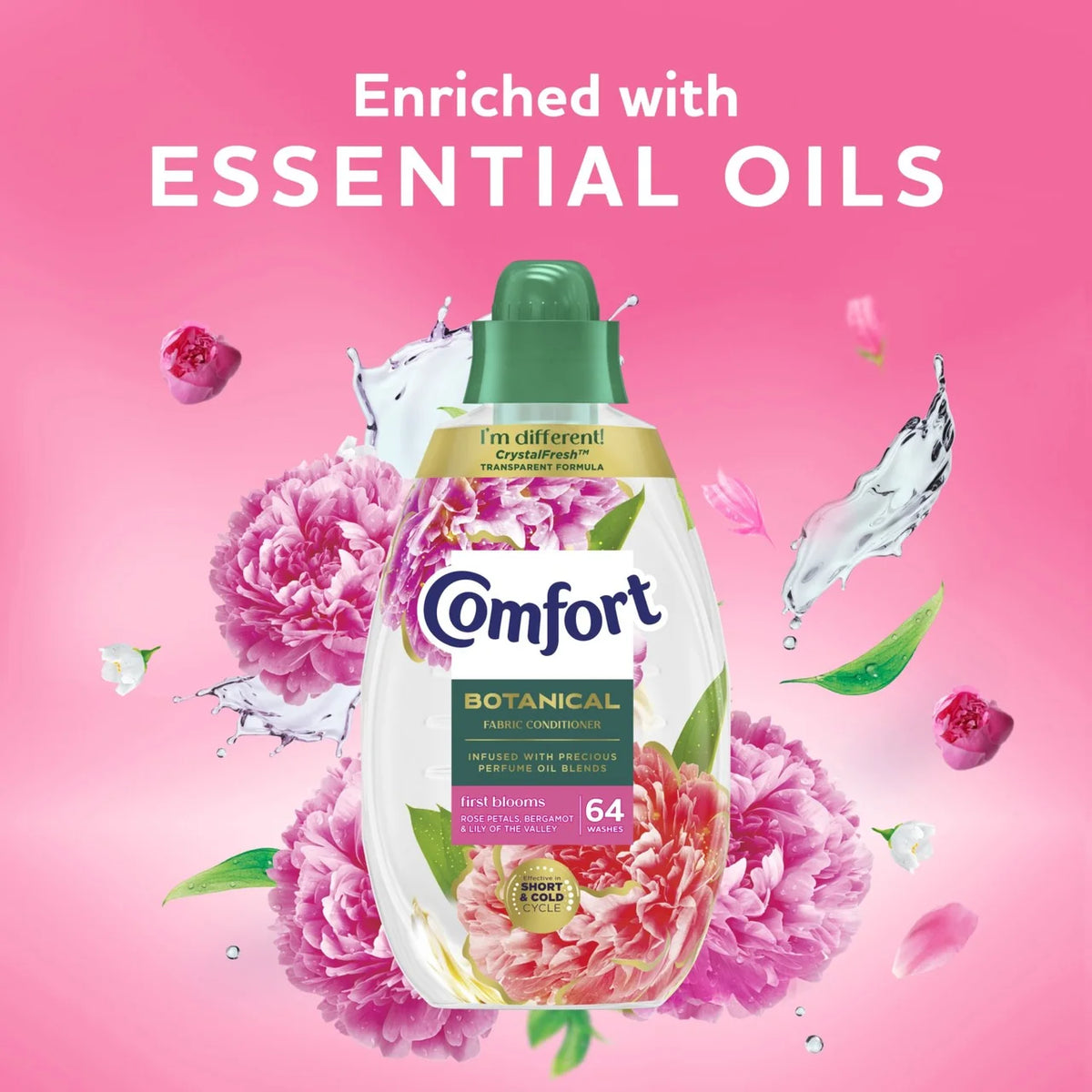Comfort Botanical Fabric Conditioner First Blooms 64 washes 960ml