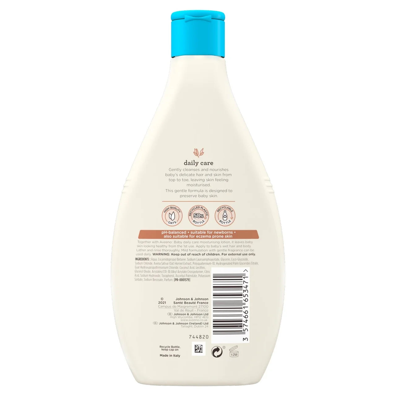 Aveeno Baby Daily Care Hair & Body Wash 400ml