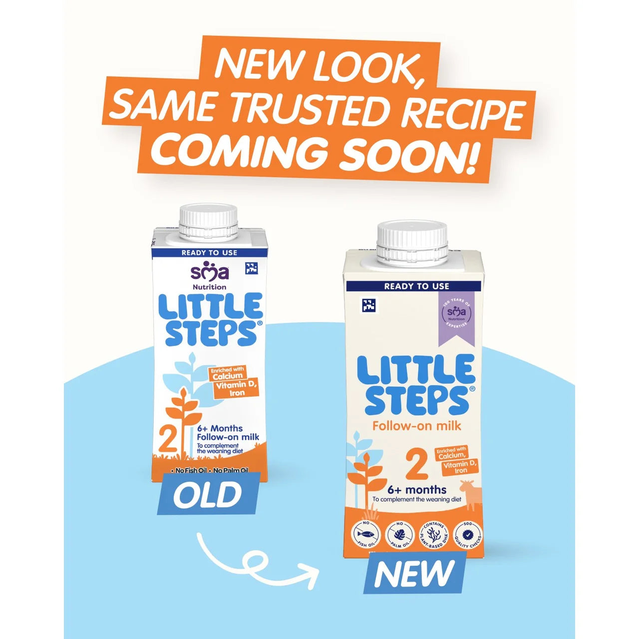 LITTLE STEPS Follow-On Baby Milk 6 mth+ Ready-to-use formula milk 200ml
