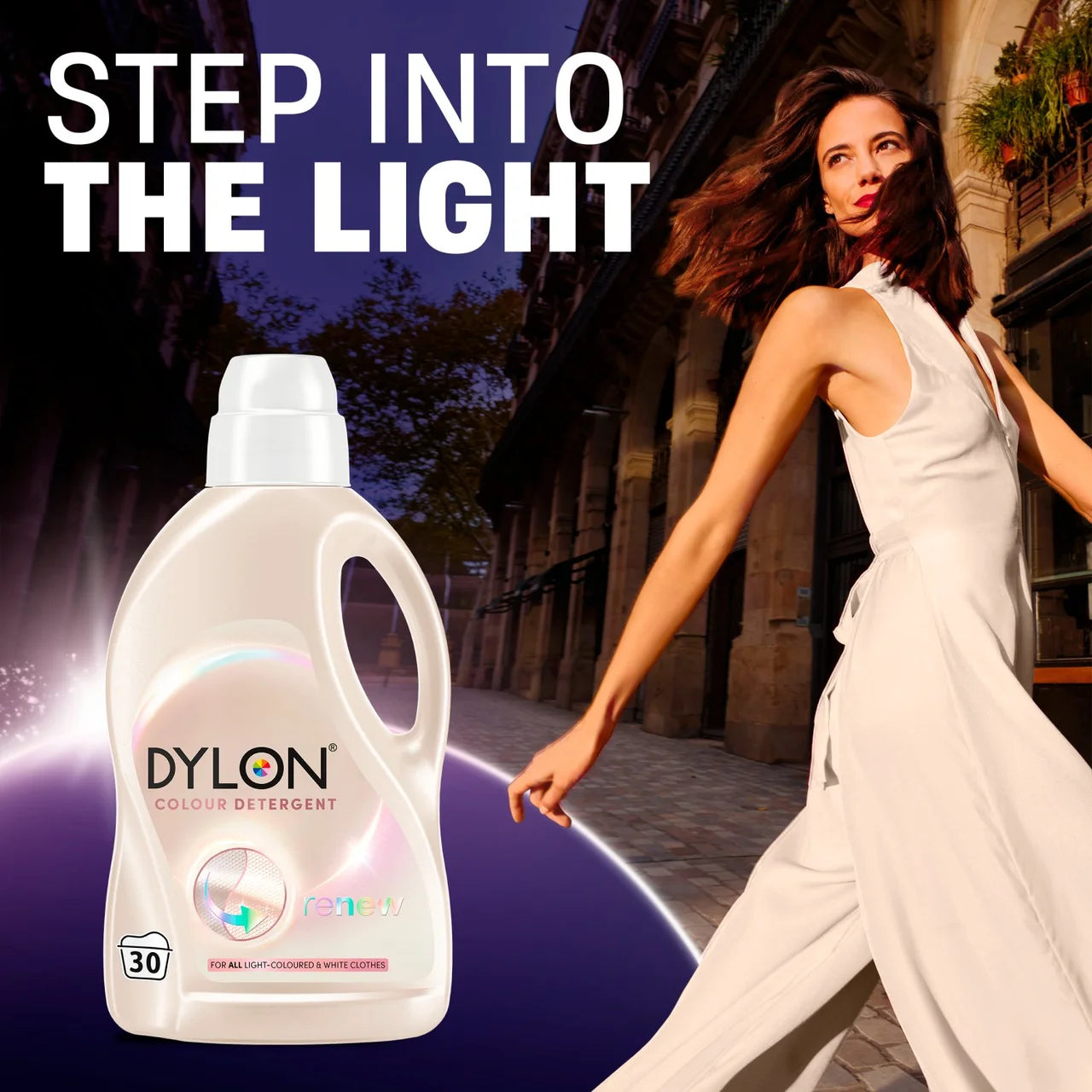 Dylon Renew Colour Detergent - Light & White Clothes 30 washes