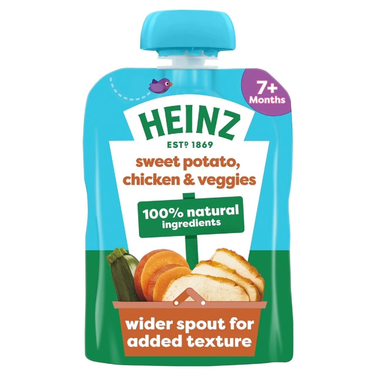 Heinz Sweet Potato, Chicken & Veggies Pouch Baby Food 7+ Months 130g