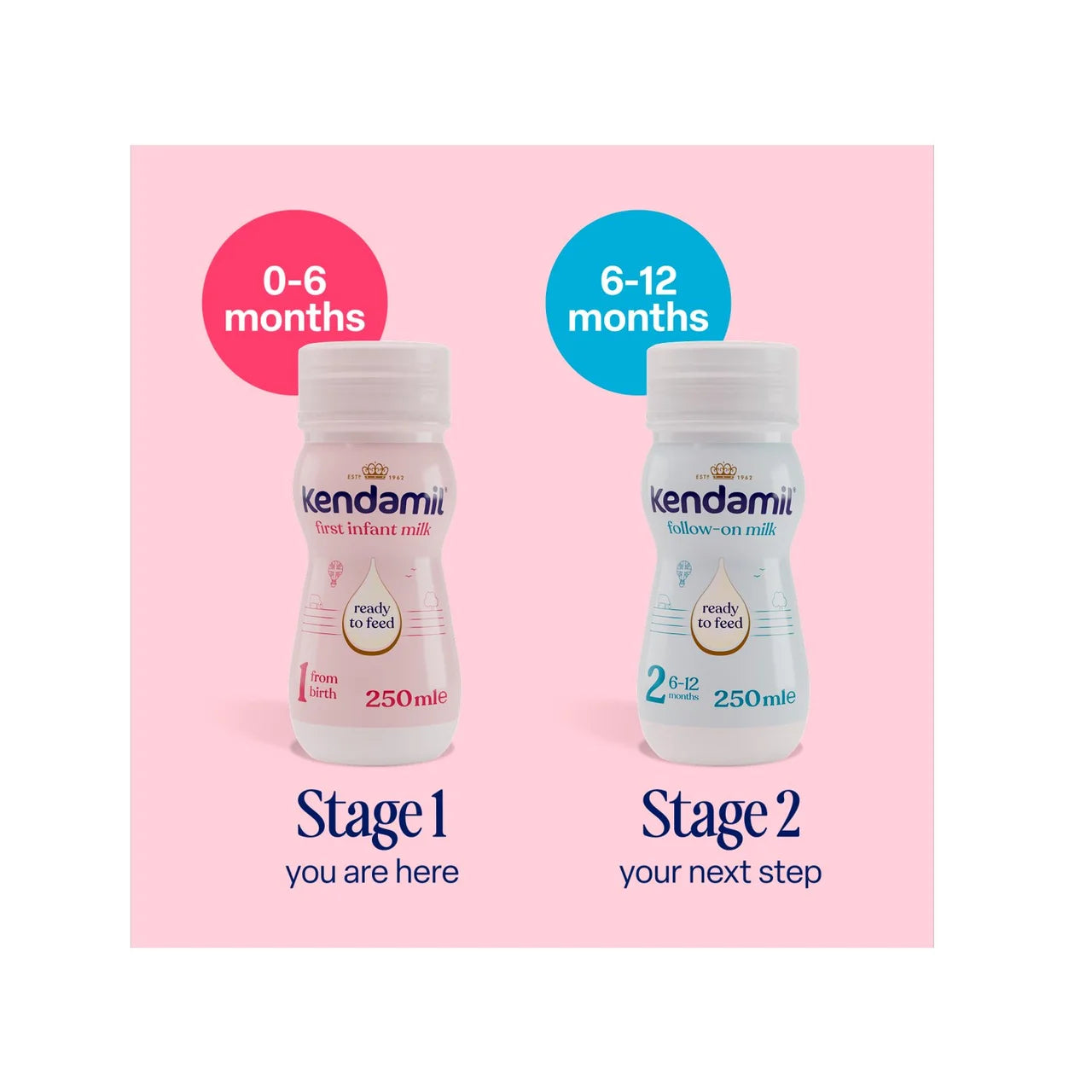 Kendamil Ready to Feed First Infant Milk 6 x 250ml