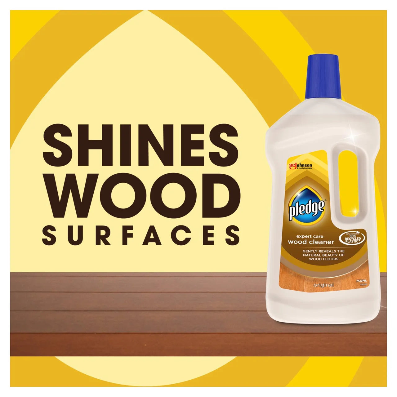 Pledge Clean It Gentle Wood Floor Cleaner Original 750ml