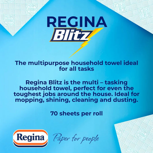 Regina Blitz Kitchen Roll 140 Supersized Sheets 2 Roll