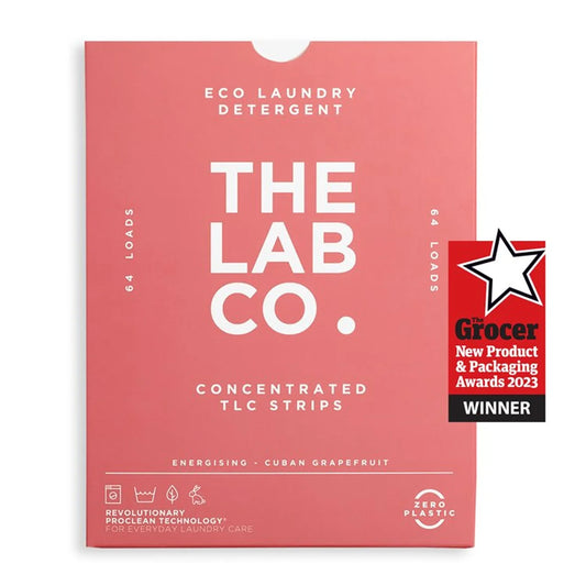 The Lab Co. Laundry Detergent Sheets Non Bio Energising Scent 64 Loads