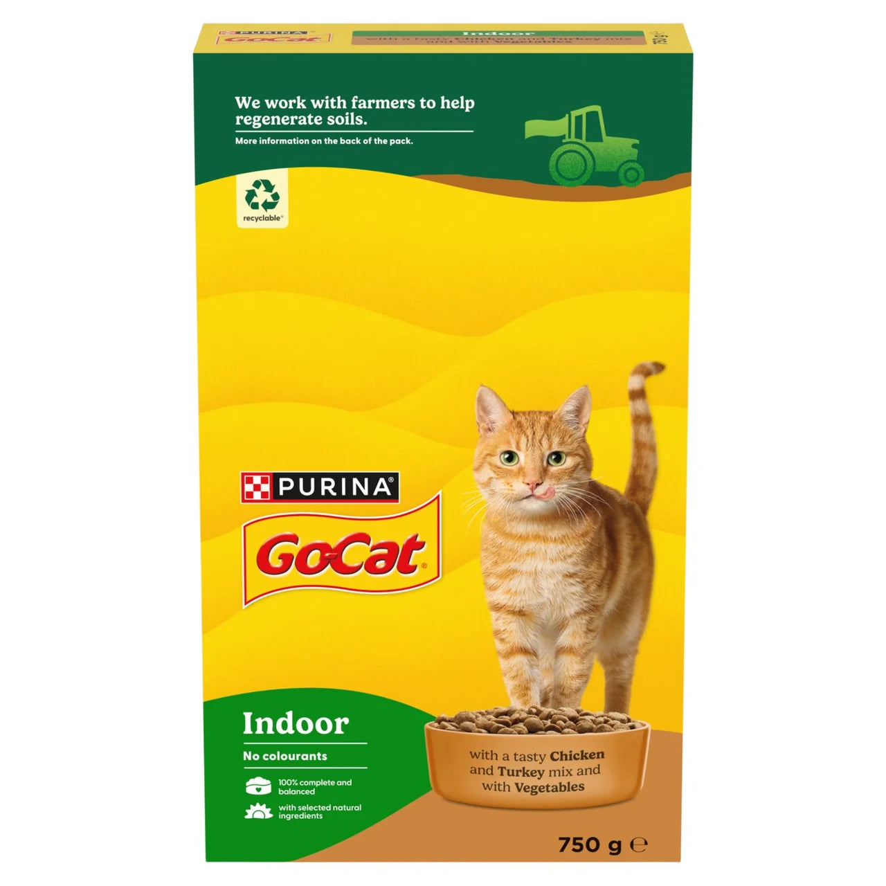 Go-Cat Indoor Chicken Dry Cat Food 750g