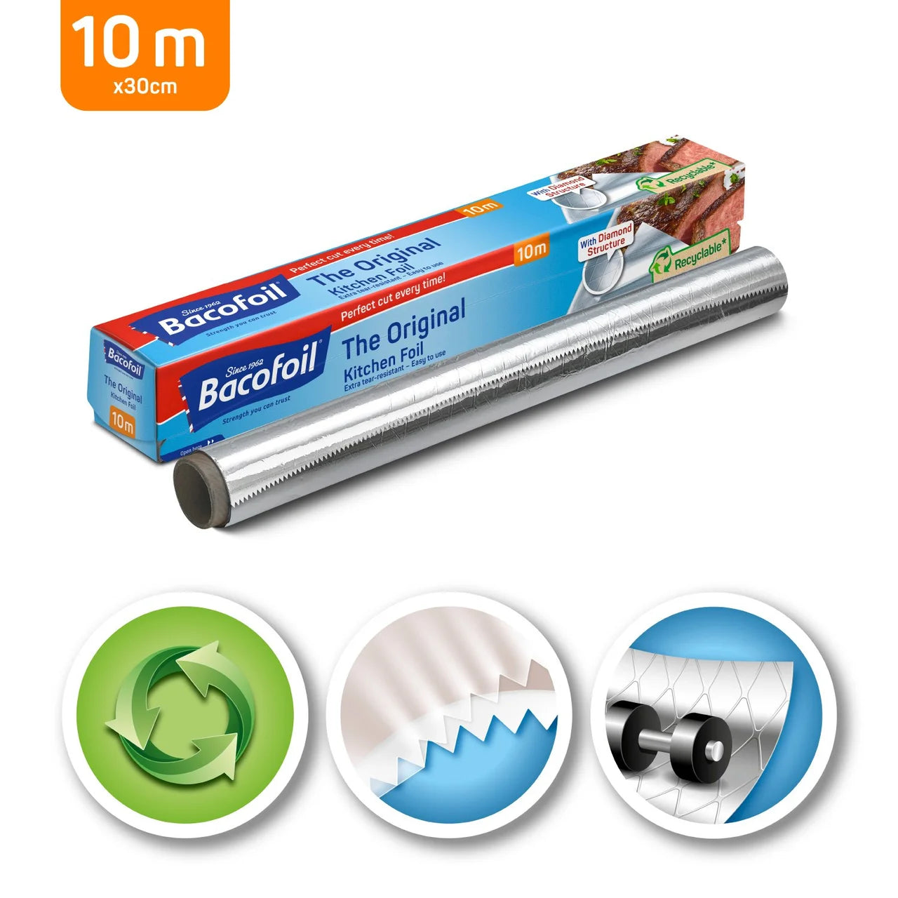 Bacofoil The Original Kitchen Foil 10m
