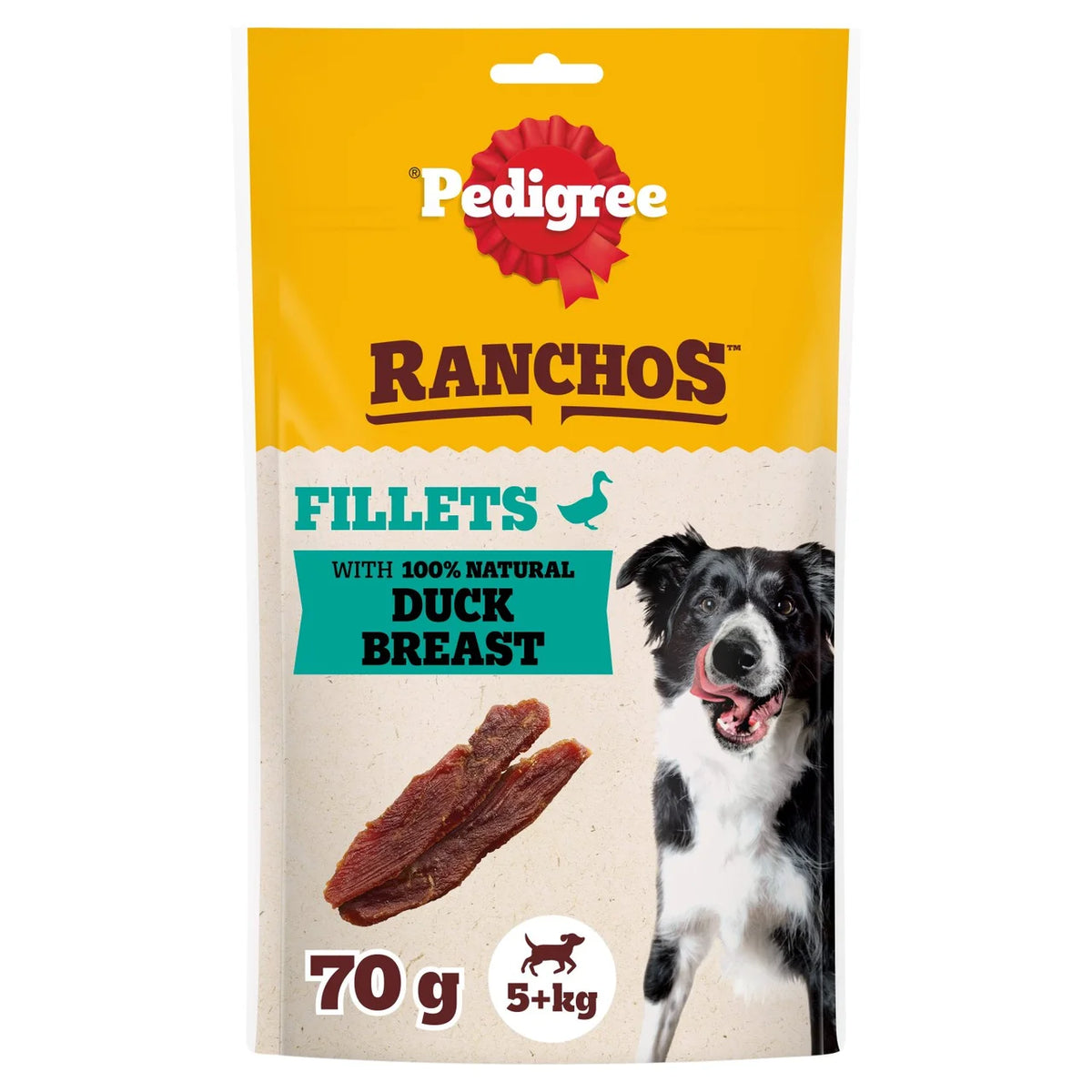 Pedigree Ranchos Fillets with Duck 70g