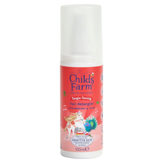 Childs Farm Tangle Taming 3 in 1 Hair Detangler Strawberry & Mint 100ml