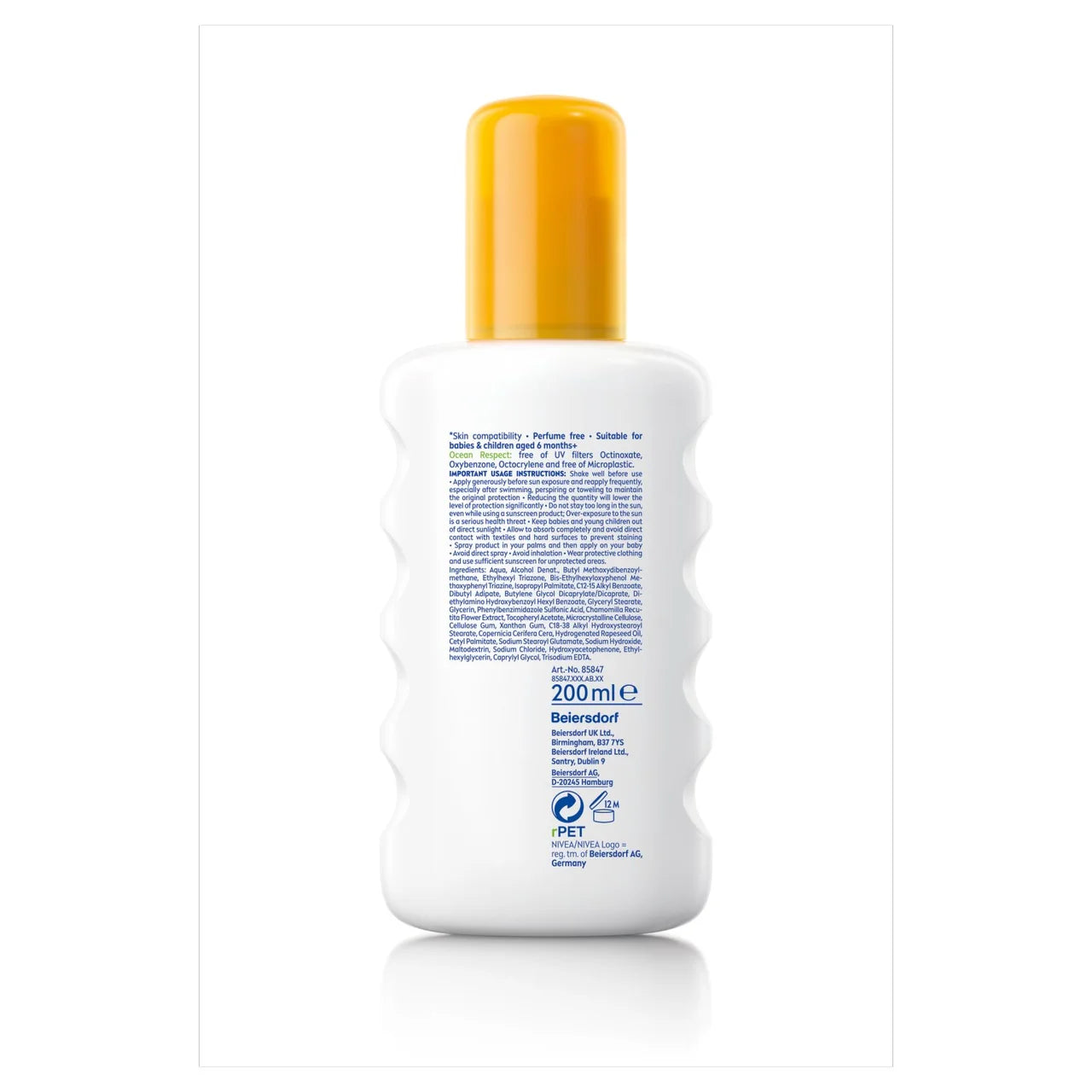 NIVEA SUN Kids Sensitive Protect SPF 50+ Sun Lotion Spray 200ml