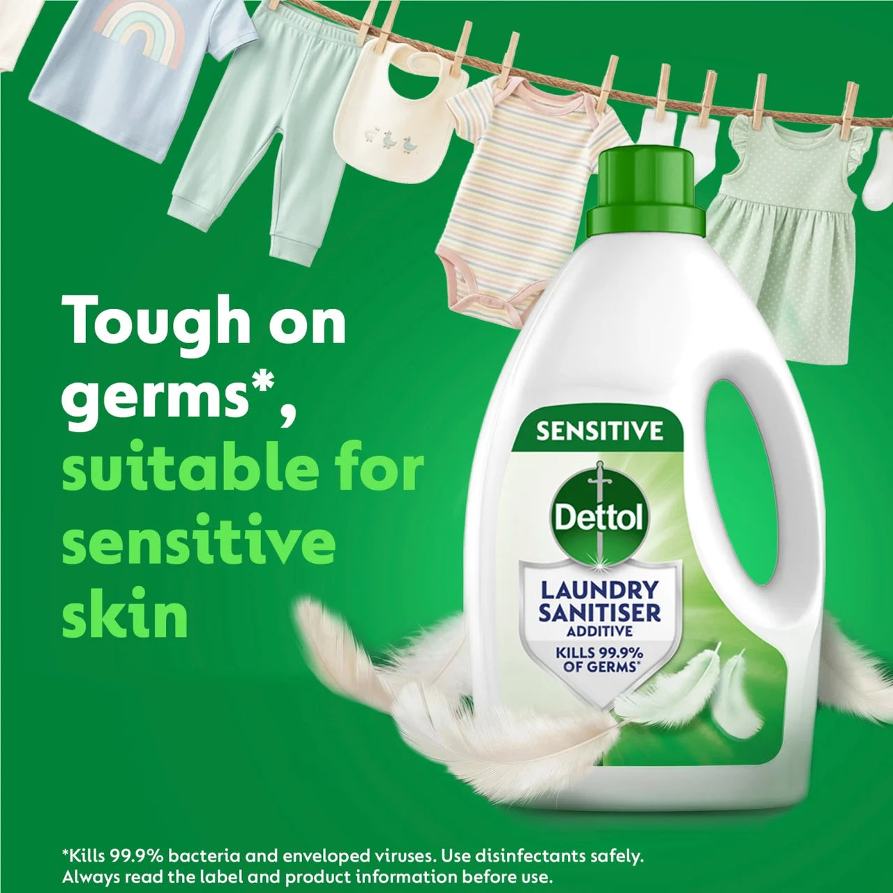 Dettol Antibacterial Laundry Cleanser Liquid Sensitive 2.5L