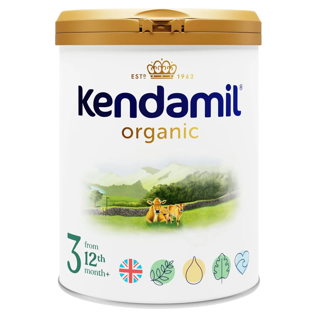 Kendamil Organic Toddler Milk Stage 3 (12-36 Months) 800g