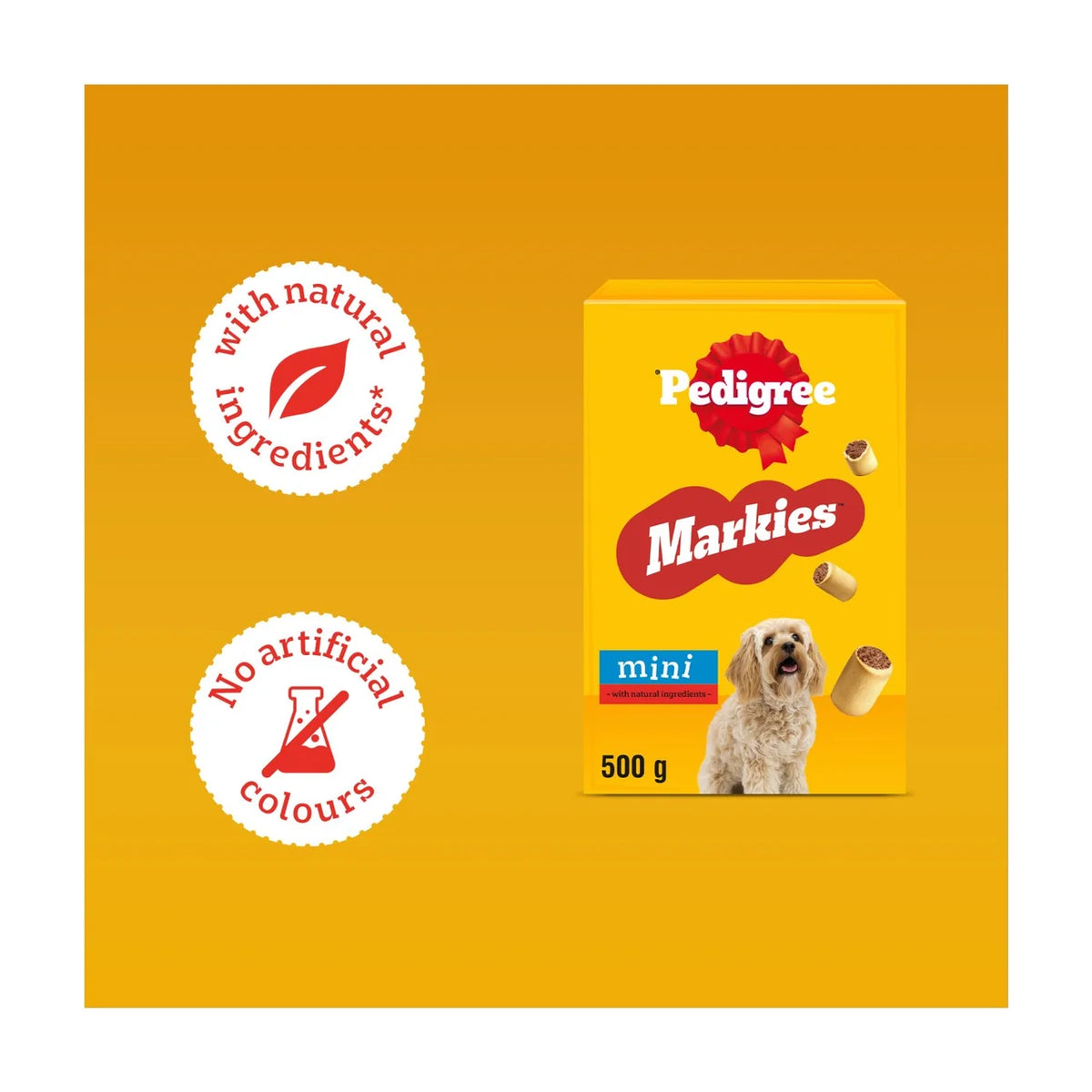 Pedigree Markies Mini Adult Dog Treats Marrowbone Biscuits 500g