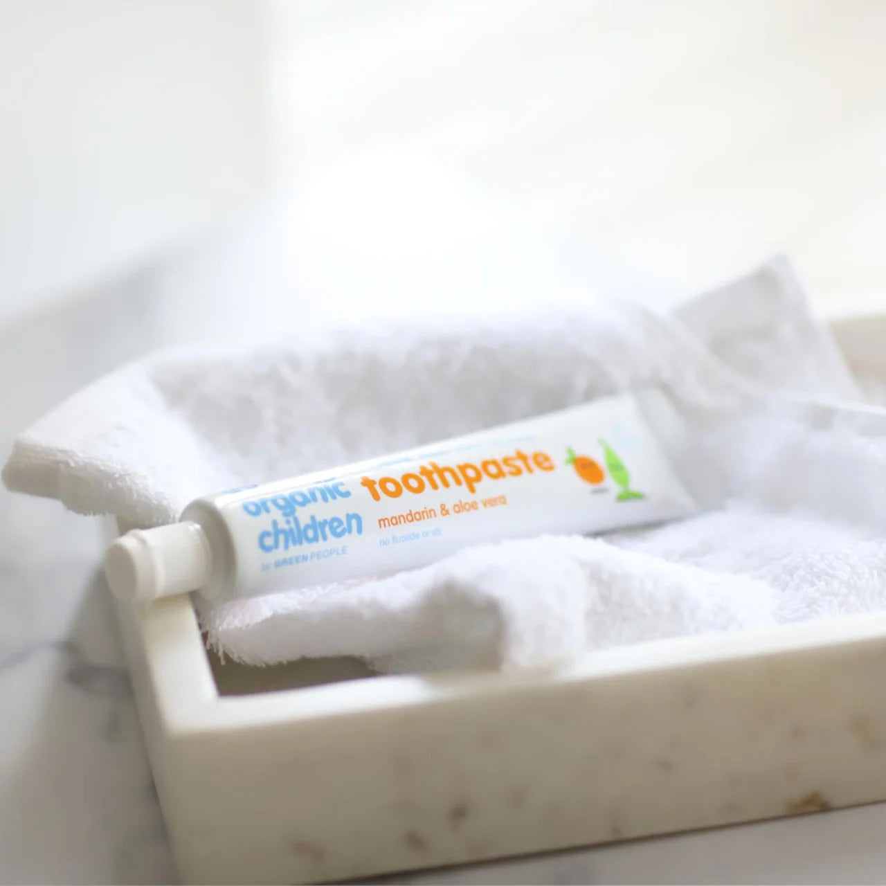 Organic Children Mandarin & Aloe Vera Fluoride Free Toothpaste 50ml