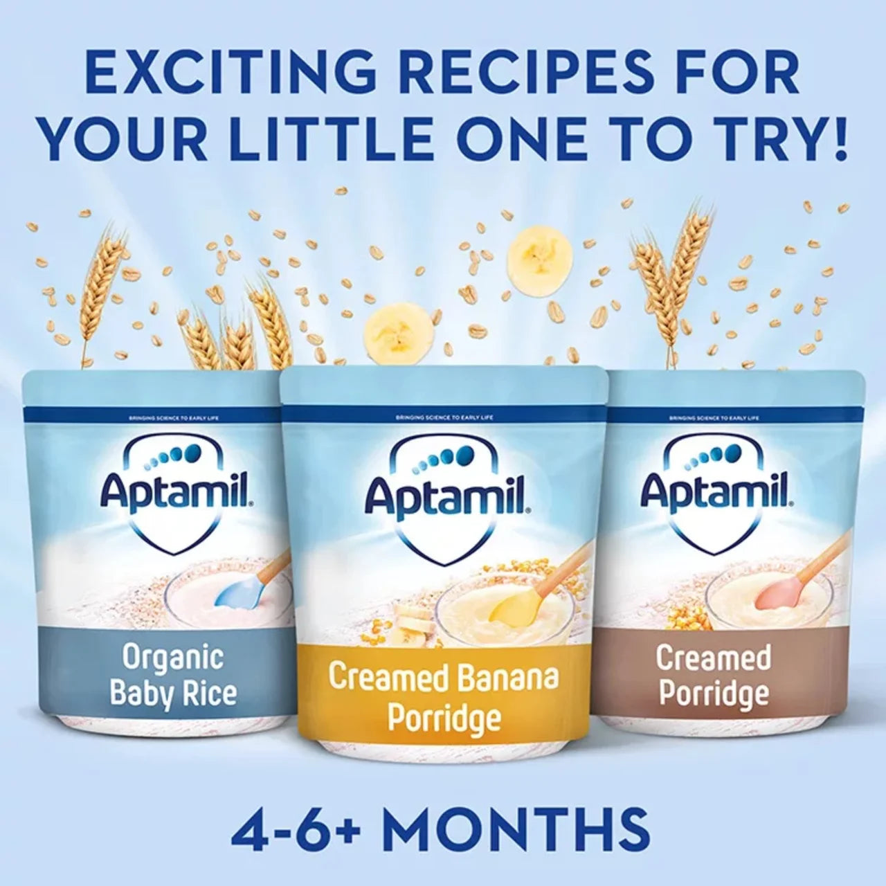 Aptamil Organic Baby Rice Cereal 4+ Months 100g