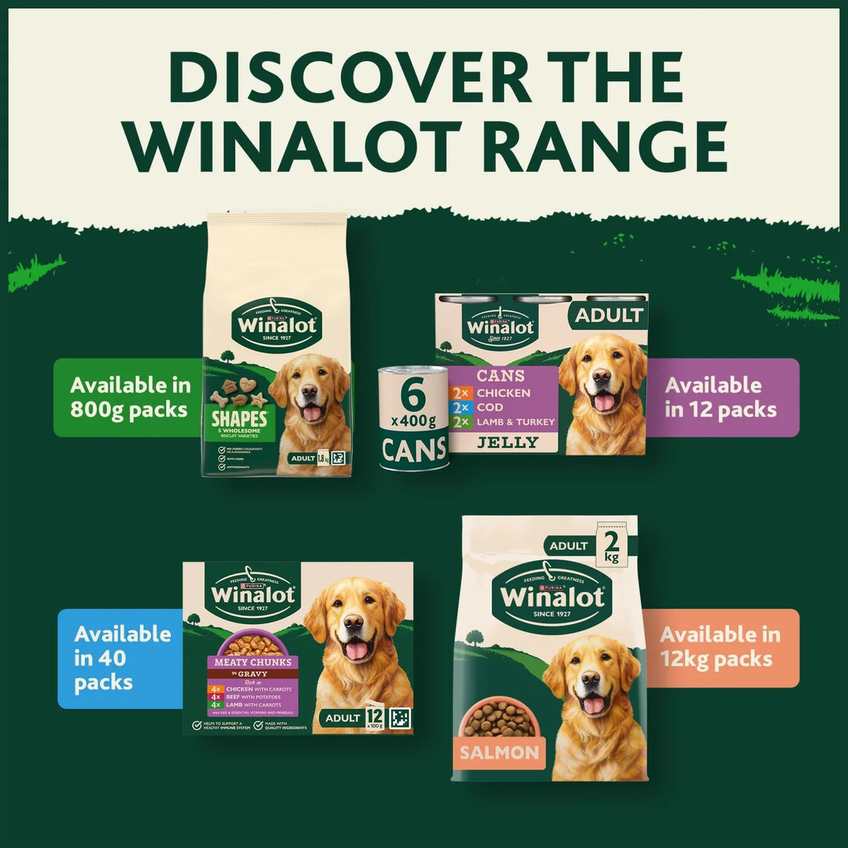 Winalot Chicken Dry Dog Food 2kg