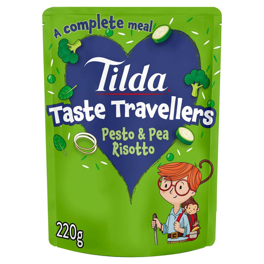 Tilda Kids Taste Travellers Pesto & Pea Risotto Rice