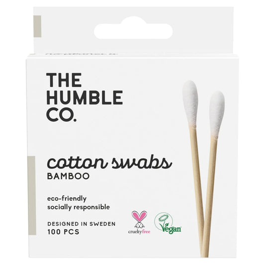 Humble Cotton Swabs White 100 per pack