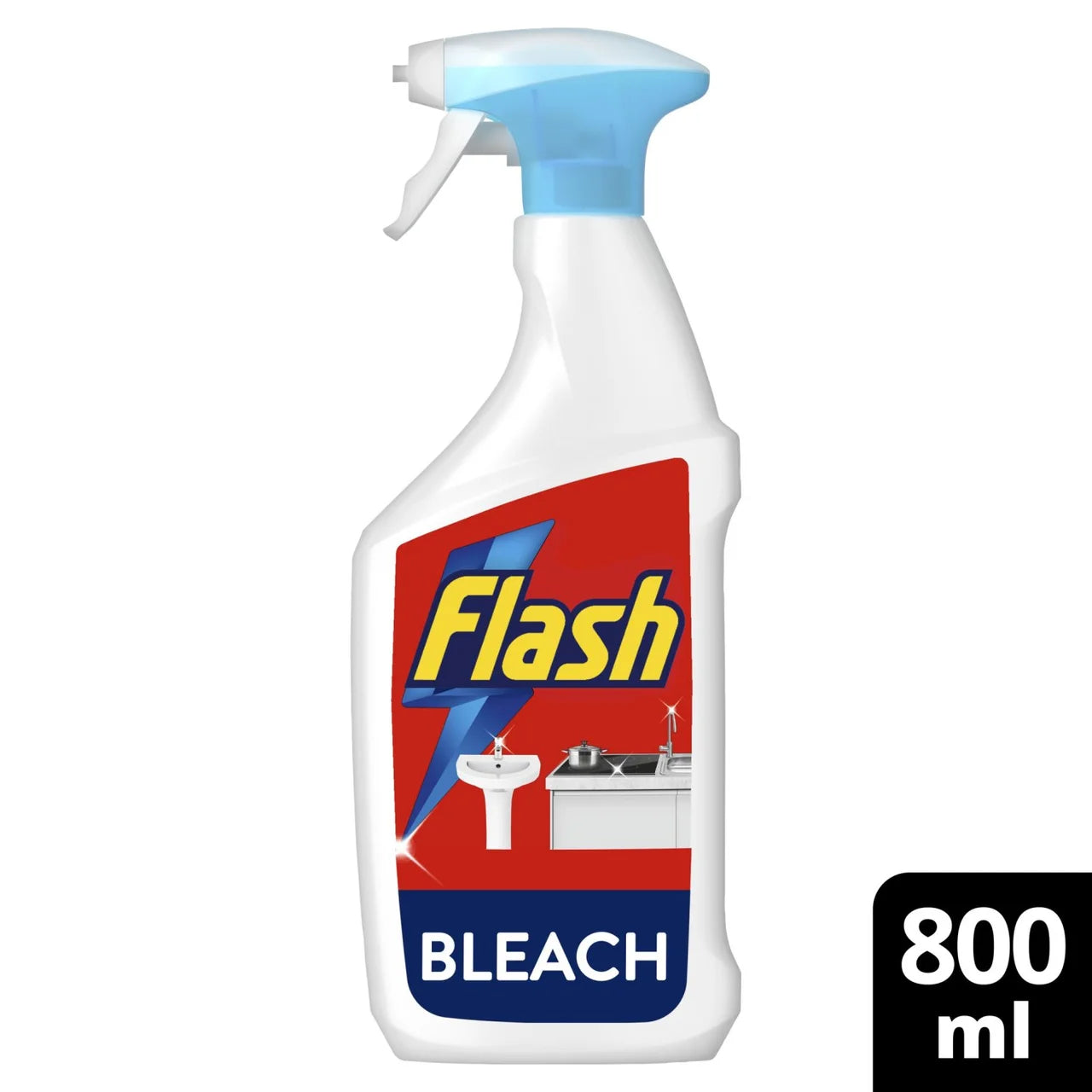 Flash Multipurpose Cleaning Spray With Bleach 800ml