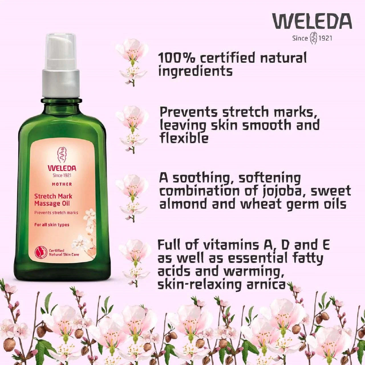 Weleda Maternity Natural Stretch Mark Oil 100ml