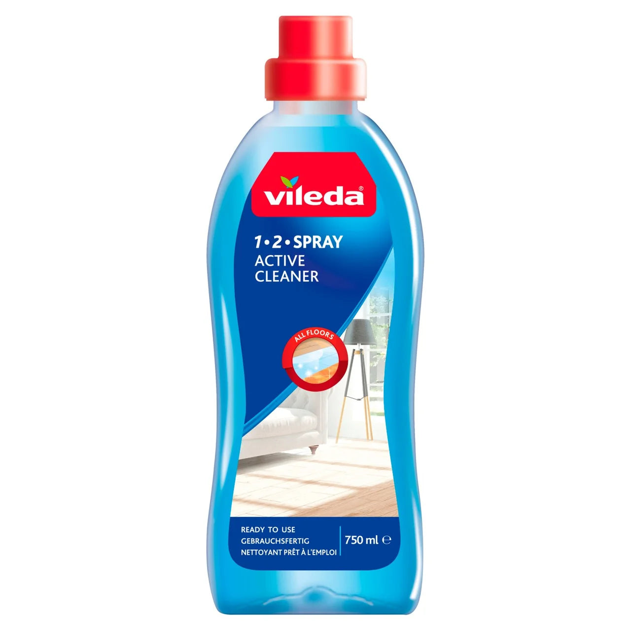 Vileda 1 2 Spray Floor Cleaning Liquid 750ml