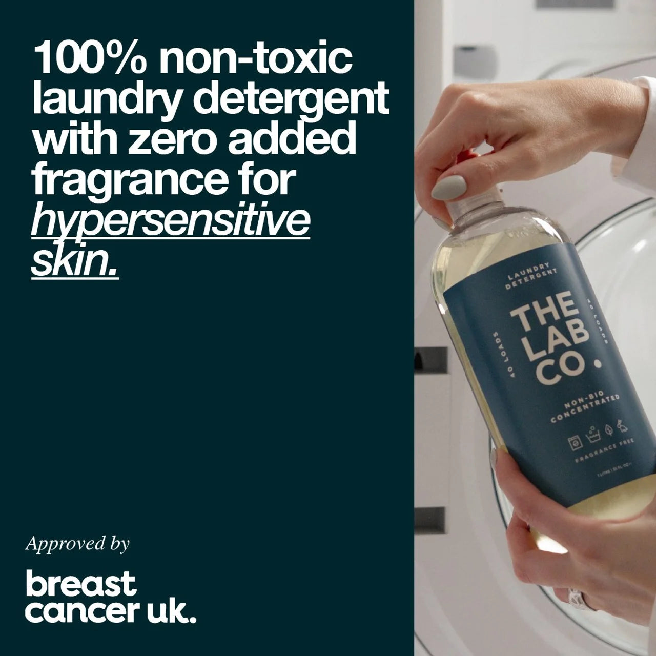 The Lab Co. Fragrance Free Non-Bio Laundry Detergent 1L