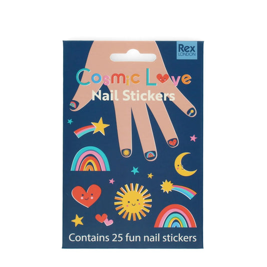 Rex London Childrens Nail Stickers Cosmic Love