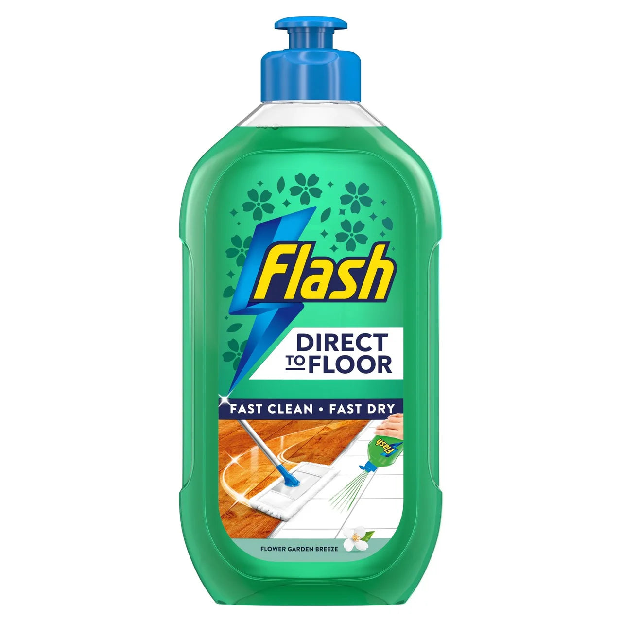 Flash Direct to Floor Cleaner Garden Breeze 800ml