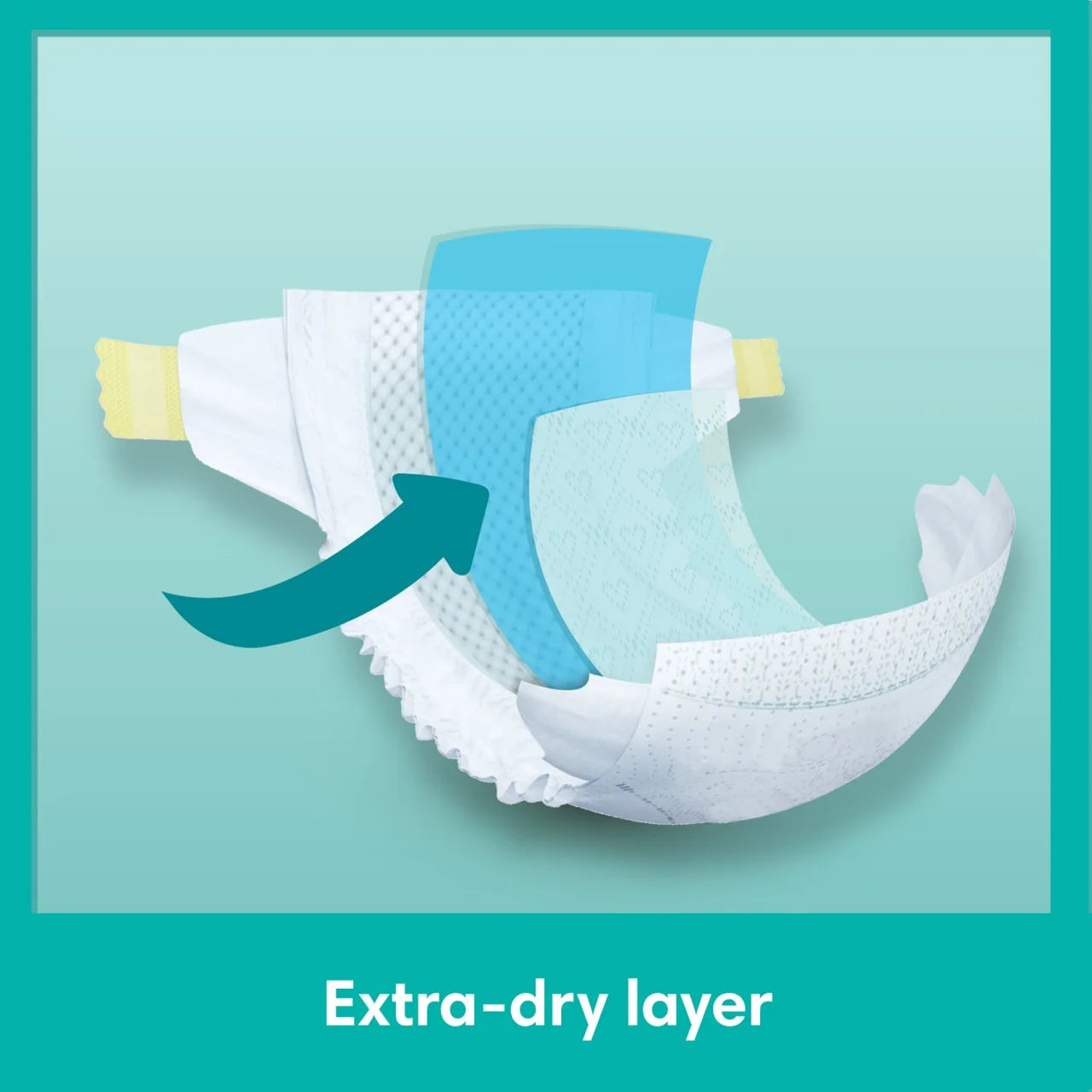 Pampers Baby-Dry Nappies, Size 5+ (12-17kg) Jumbo+ 68 per Pack