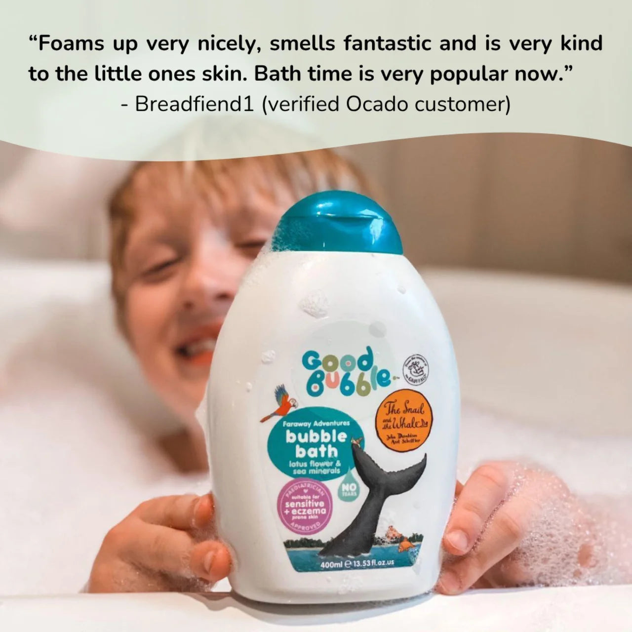 Good Bubble The Snail & The Whale Lotus Flower Bubble Bath 400ml