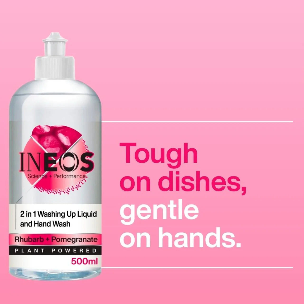 INEOS Washing Up Liquid Rhubarb + Pomegranate 500ml