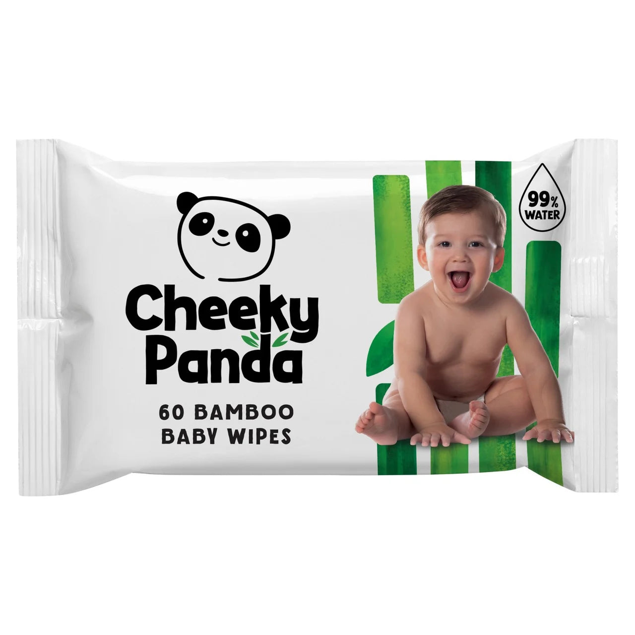 Cheeky Panda Bamboo Baby Wipes 60 per pack