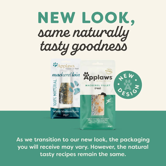 Applaws Natural Cat Treat Mackerel Fillet Loin Grain Free 30g